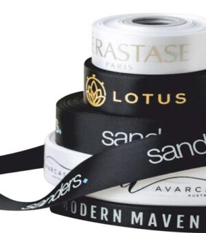 Custom logo printed satin polyester Ribbon prices in Turkey and production technique.