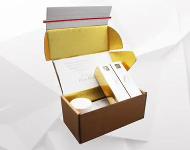 custom logo printed tear stripe ecommerce cargo boxes with adhesive stripe factory in Turkey UK USA Germany France Italy