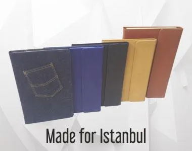 custom logo branded made skin cloth diary notebooks factory in Turkey UK Germany USA France Spain Italy
